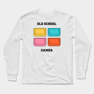 Old School Gamer Long Sleeve T-Shirt